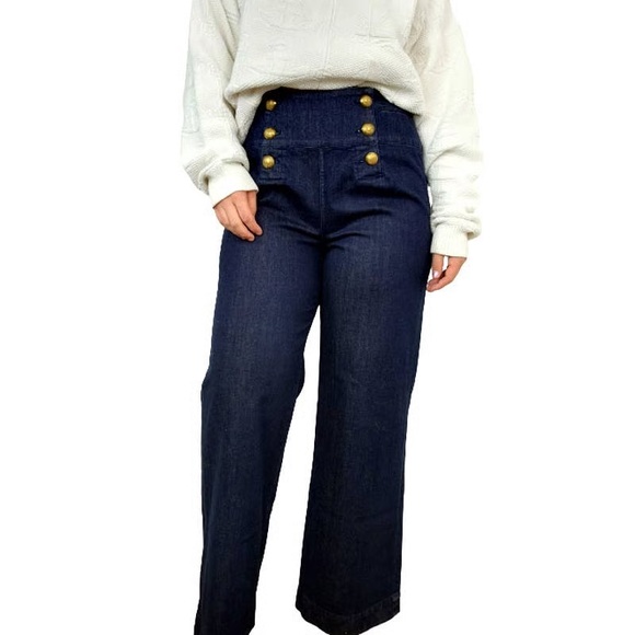 Ralph Lauren Denim - Lauren Ralph Lauren La Plage Nolita Sailor Jeans NWT Sz 10 Dark Indigo